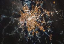 Fotografie de la 432 de kilometri. Asa se vede Bucurestiul din spatiu